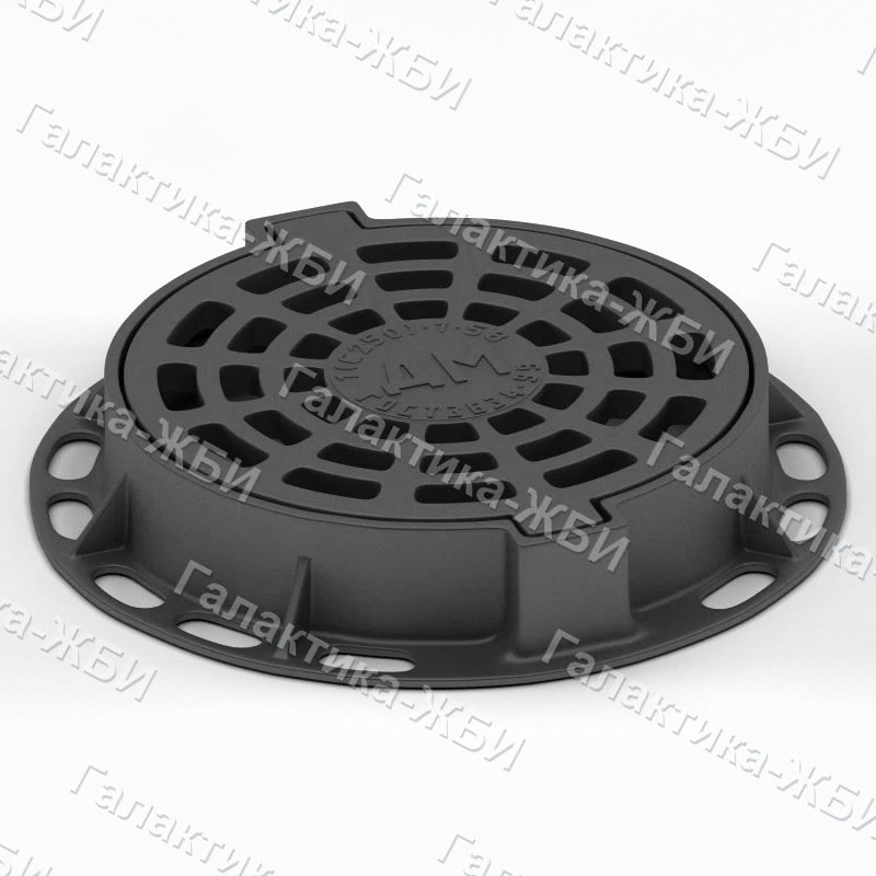 Люк Дождеприемник круглый тяжелый KCU7MP EUROPA 25 тонн