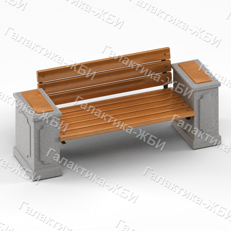 АБС-12с Скамейка бетонная